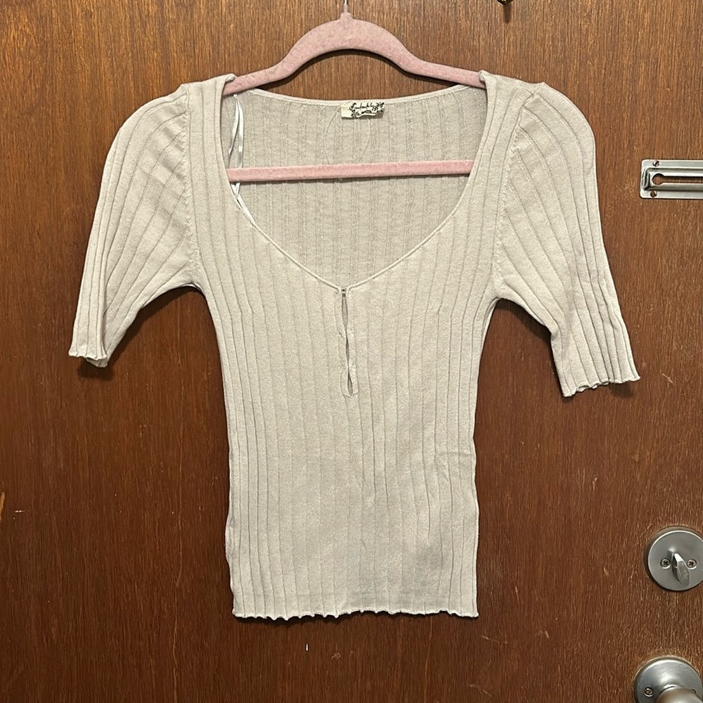 NWOT Free People Knit Top